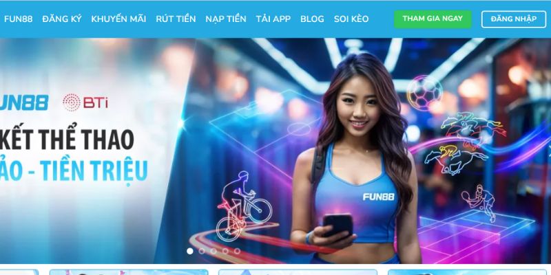Bước 1: Truy Cập Link Chính Thức FUN88
